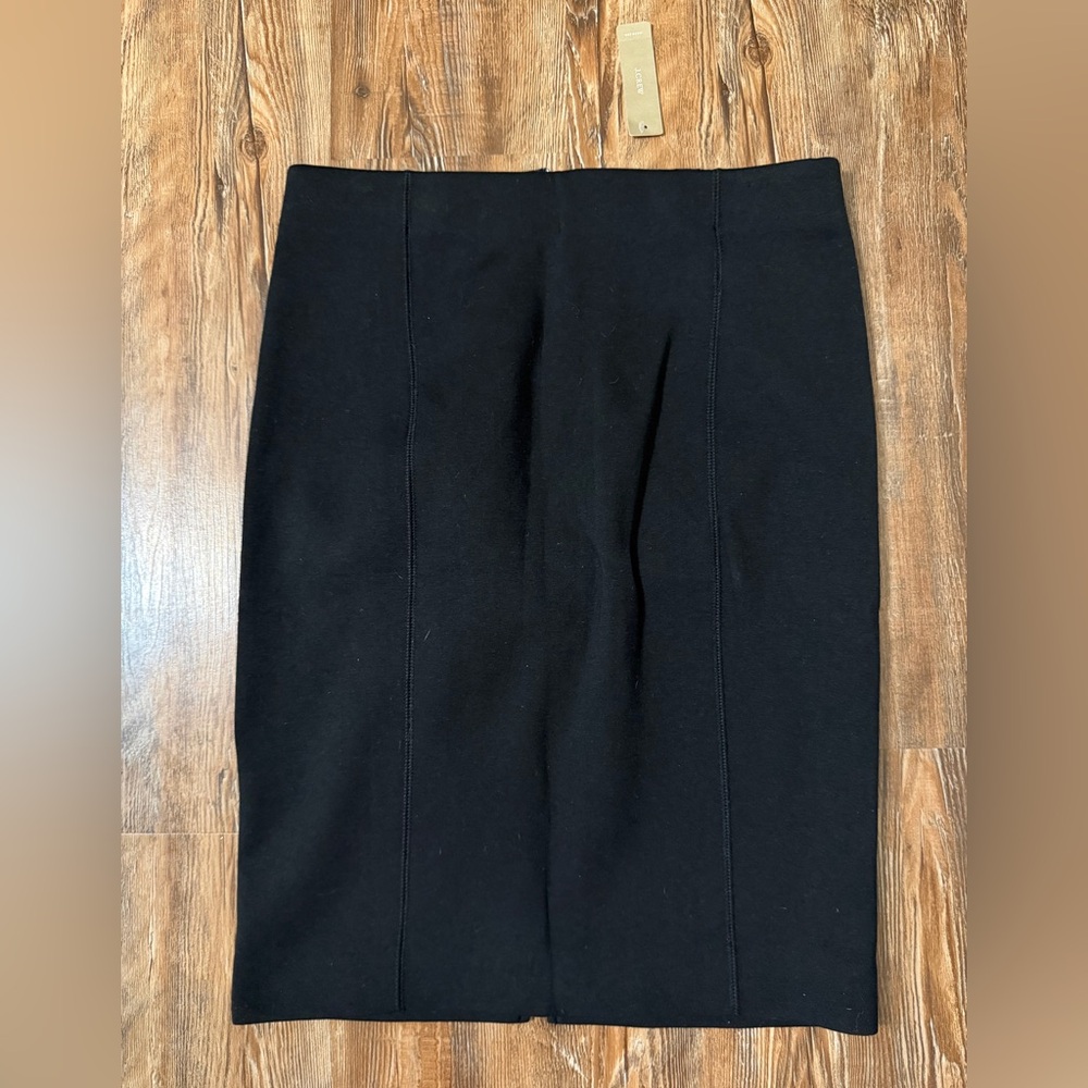 NWT J crew Black Pencil Skirt